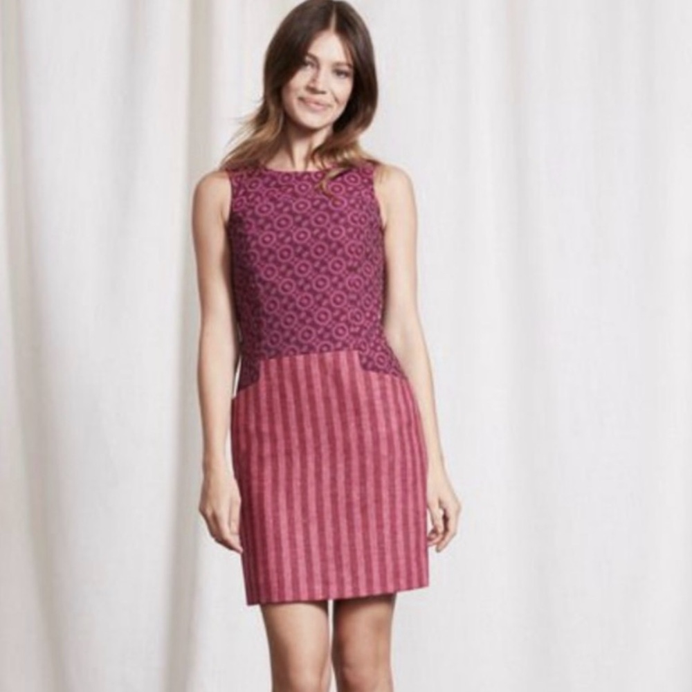 Boden British Tweed by MOON Sleeveless Dress